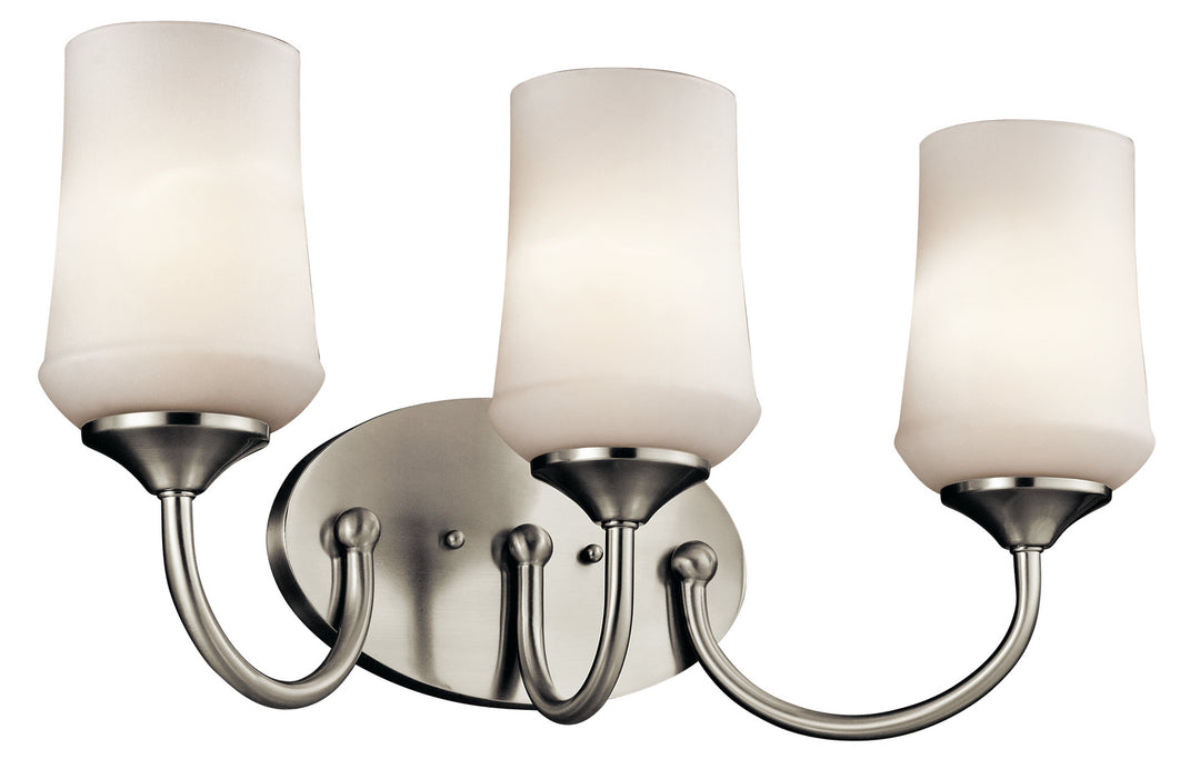 Kichler Canada - 45570NI - Three Light Bath - Aubrey - Brushed Nickel