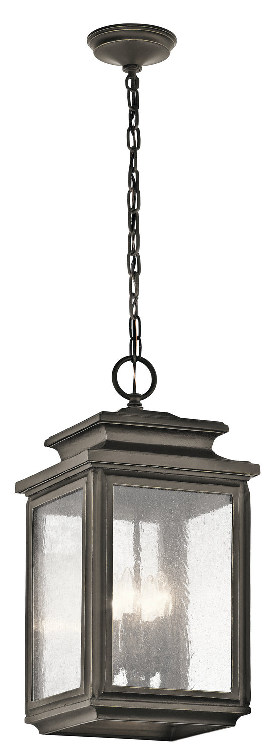 Kichler Canada - 49505OZ - Four Light Outdoor Pendant - Wiscombe Park - Olde Bronze