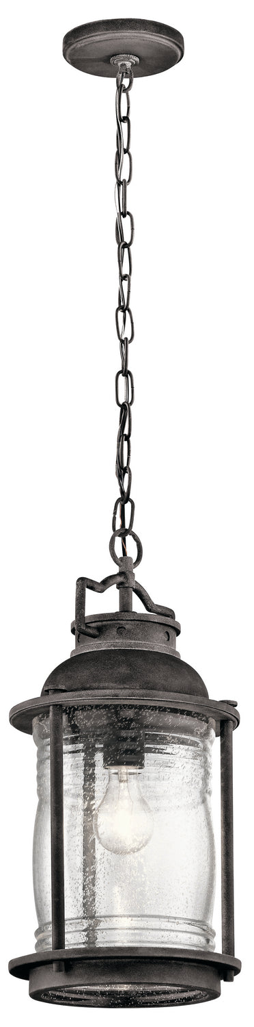 Kichler Canada - 49572WZC - One Light Outdoor Pendant - Ashland Bay - Weathered Zinc