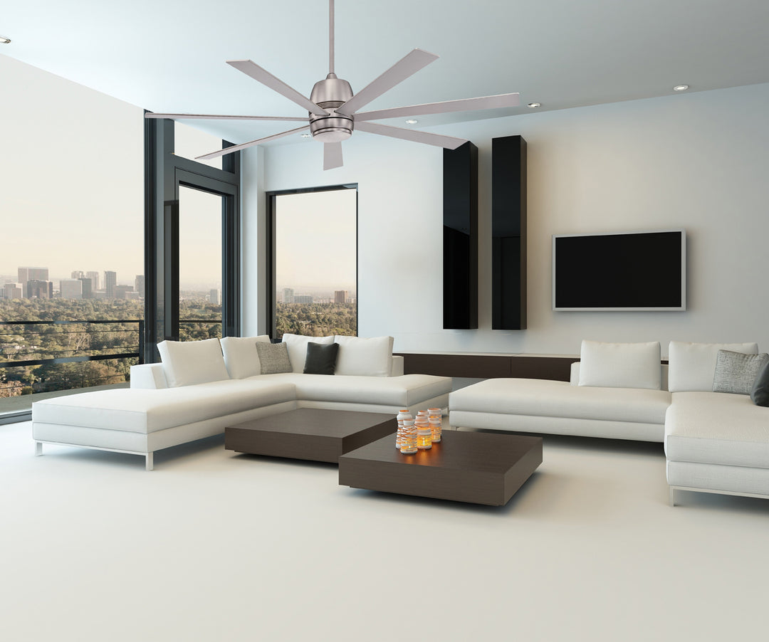 Kendal Canada - AC20760-SN - 60"Ceiling Fan - Sixty-Seven - Satin Nickel