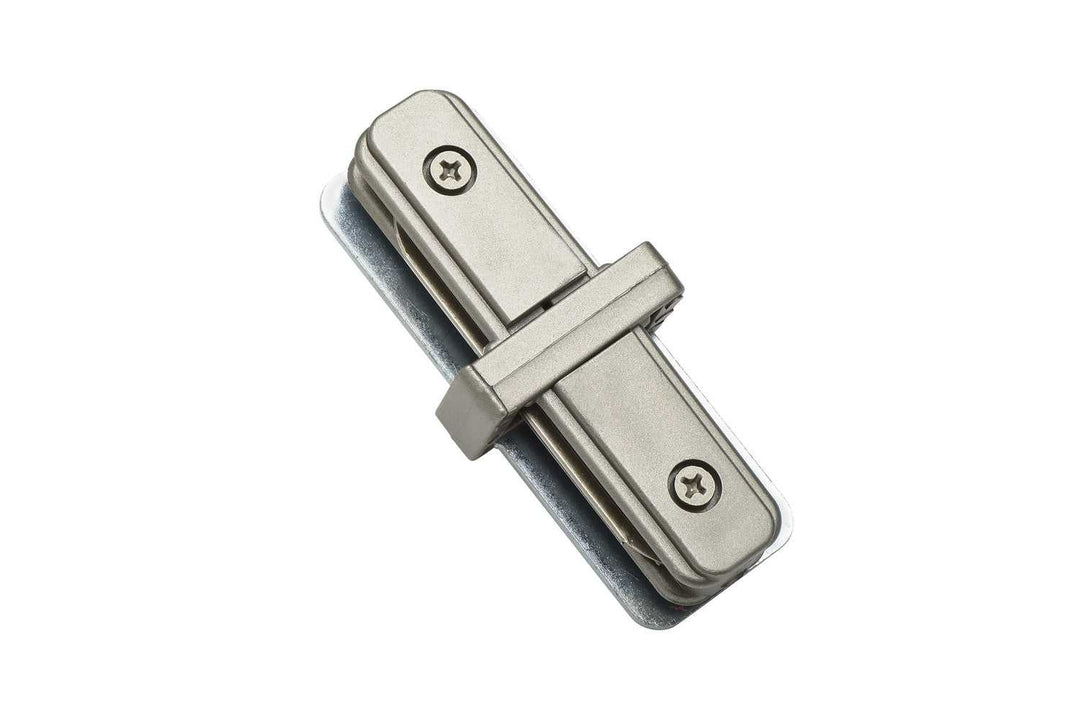 Track Accessory Straight Connector in Brushed Steel,Nickel or Steel Kendal Canada