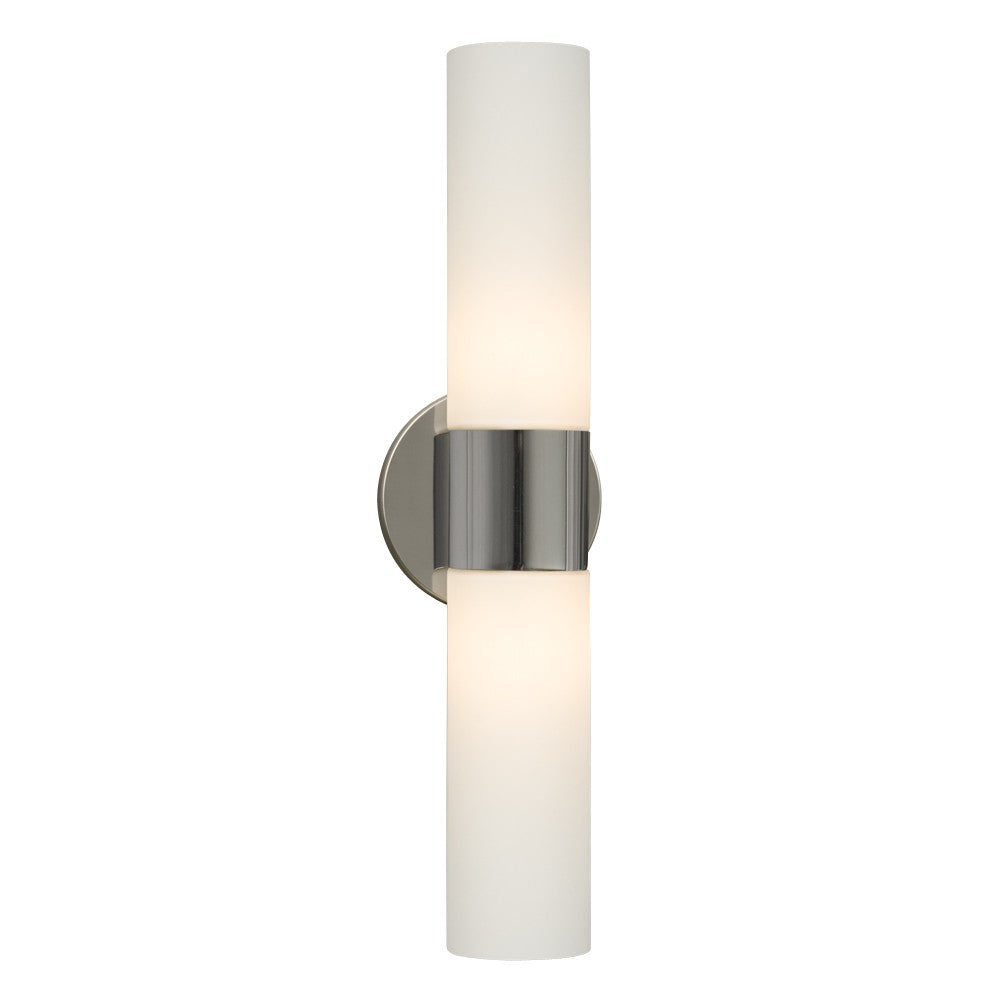 Hadley Two Light Wall Sconce in Chrome - available from The Lighting Shoppe, trusted by Canadian homeowners