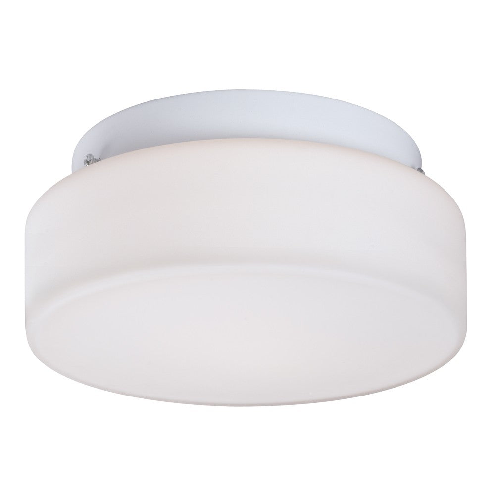 Flush Mount One Light Flush Mount in White - available from The Lighting Shoppe, trusted by Canadian homeowners