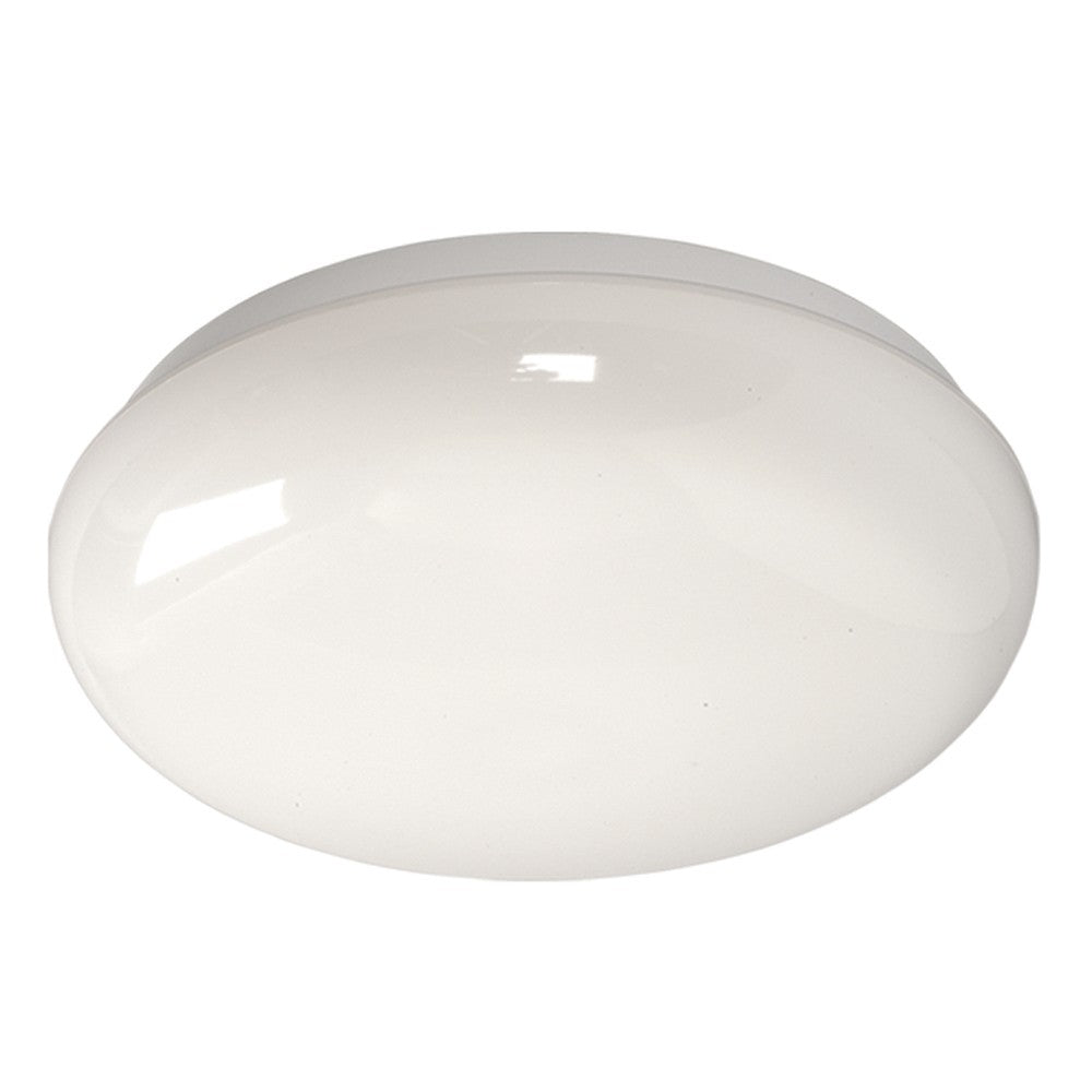 Flush Mount Two Light Ceiling or Wall Mount Fixture in White - available from The Lighting Shoppe, trusted by Canadian homeowners