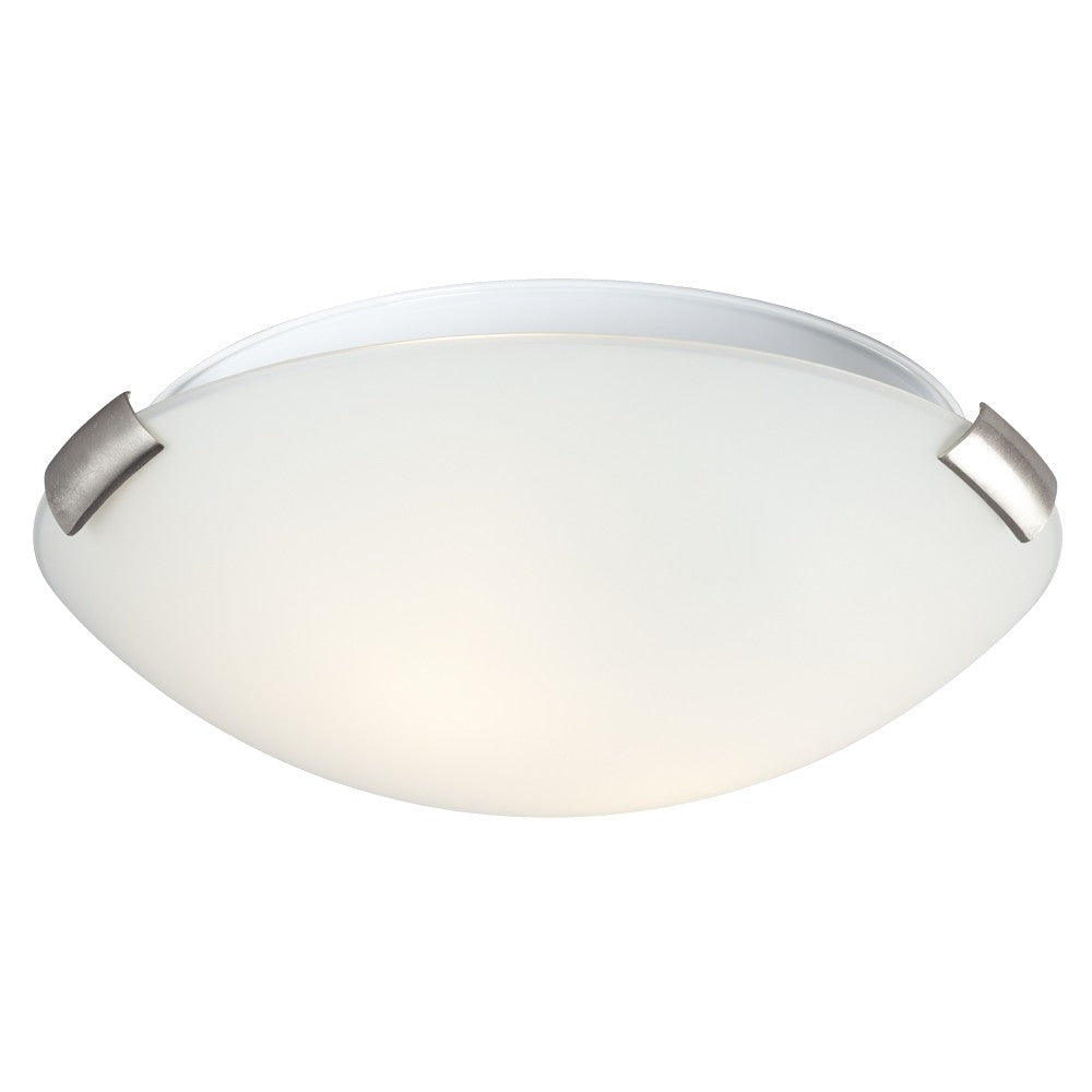 Sola Two Light Flush Mount in Brushed Nickel - available from The Lighting Shoppe, trusted by Canadian homeowners
