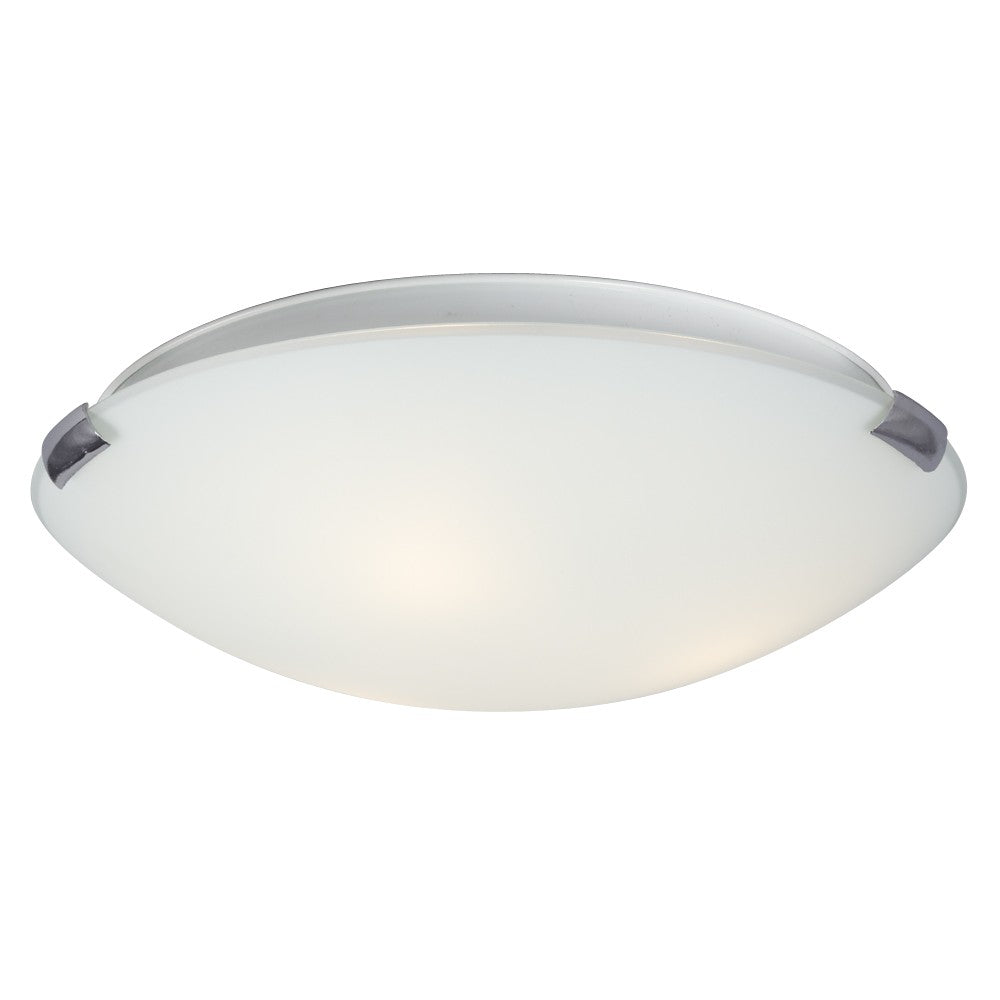 Sola Three Light Flush Mount in Chrome - available from The Lighting Shoppe, trusted by Canadian homeowners