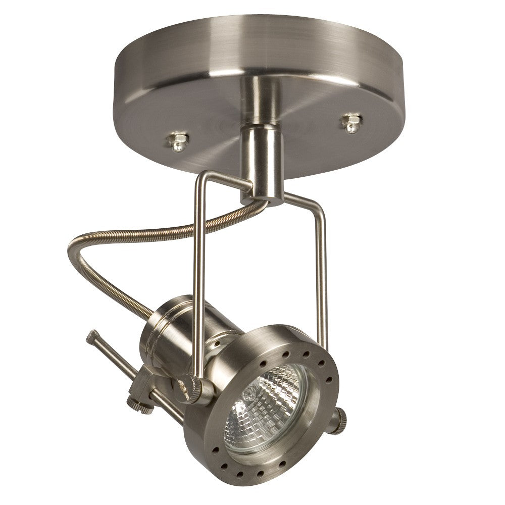 Spot Light 1-Light Directional Spot Light in Brushed Nickel - available from The Lighting Shoppe, trusted by Canadian homeowners