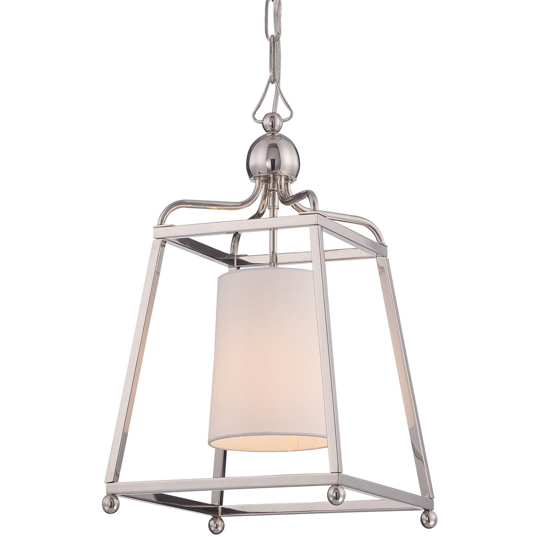 Sylvan One Light Pendant in Polished Nickel - available from The Lighting Shoppe, trusted by Canadian homeowners