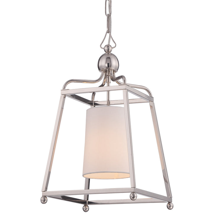 Sylvan One Light Pendant in Polished Nickel - available from The Lighting Shoppe, trusted by Canadian homeowners