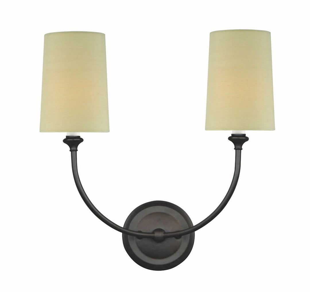 Sylvan Two Light Wall Sconce in Dark Bronze - available from The Lighting Shoppe, trusted by Canadian homeowners