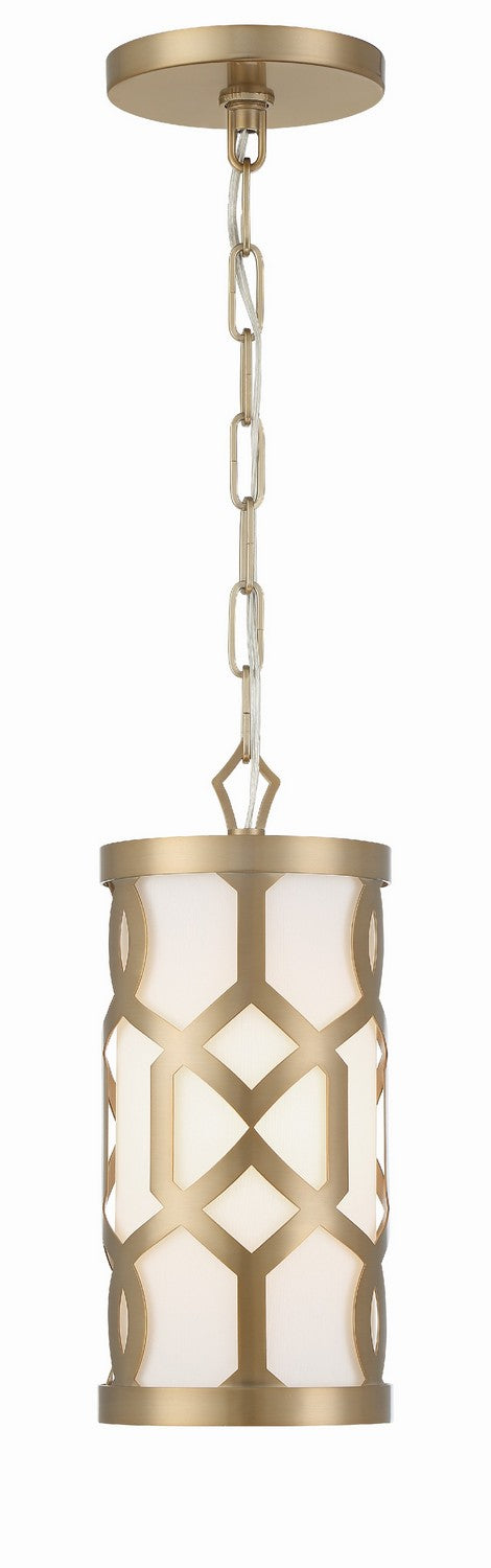 Jennings One Light Pendant in Aged Brass - available from The Lighting Shoppe, trusted by Canadian homeowners