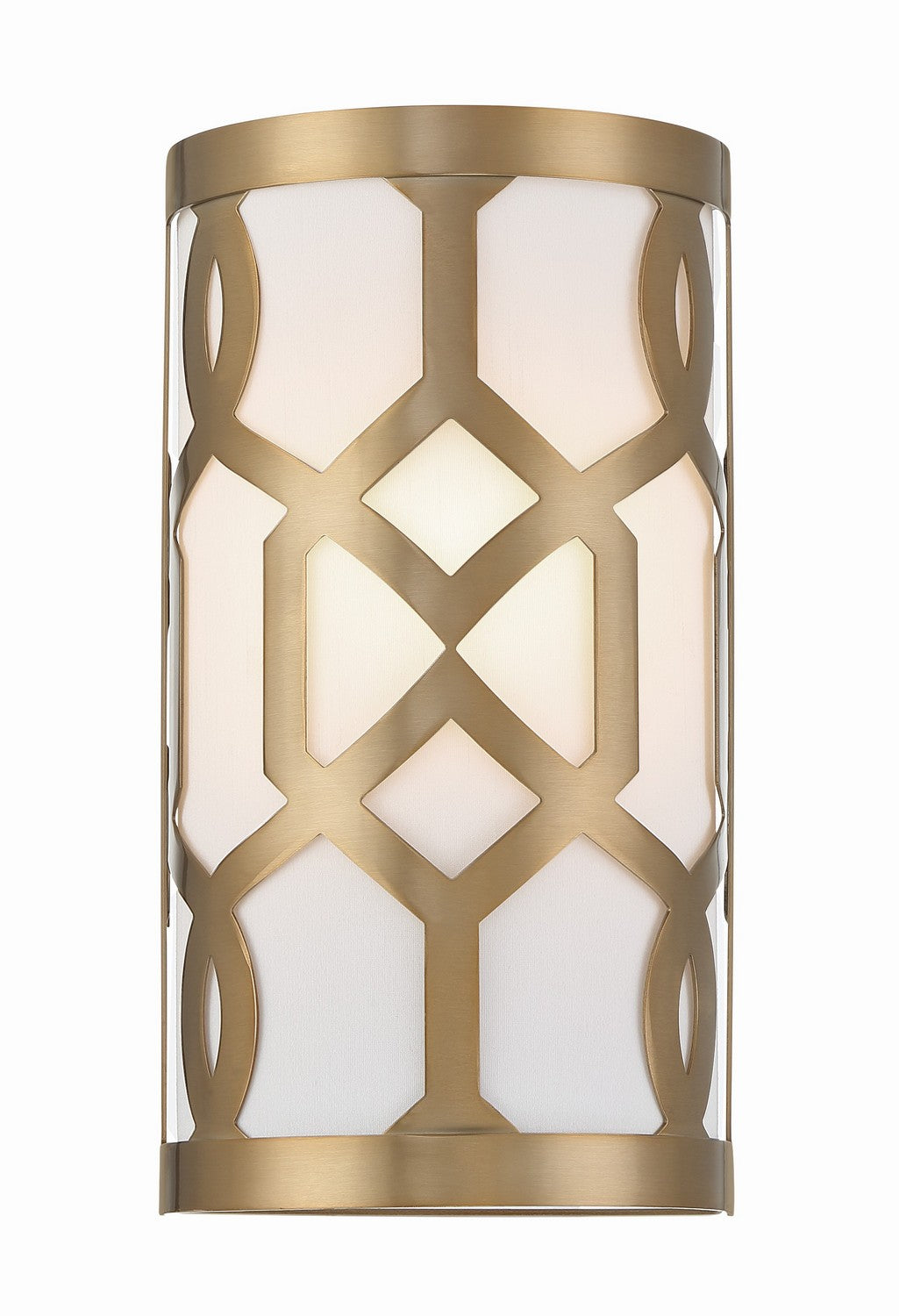 Jennings One Light Wall Sconce in Aged Brass - available from The Lighting Shoppe, trusted by Canadian homeowners