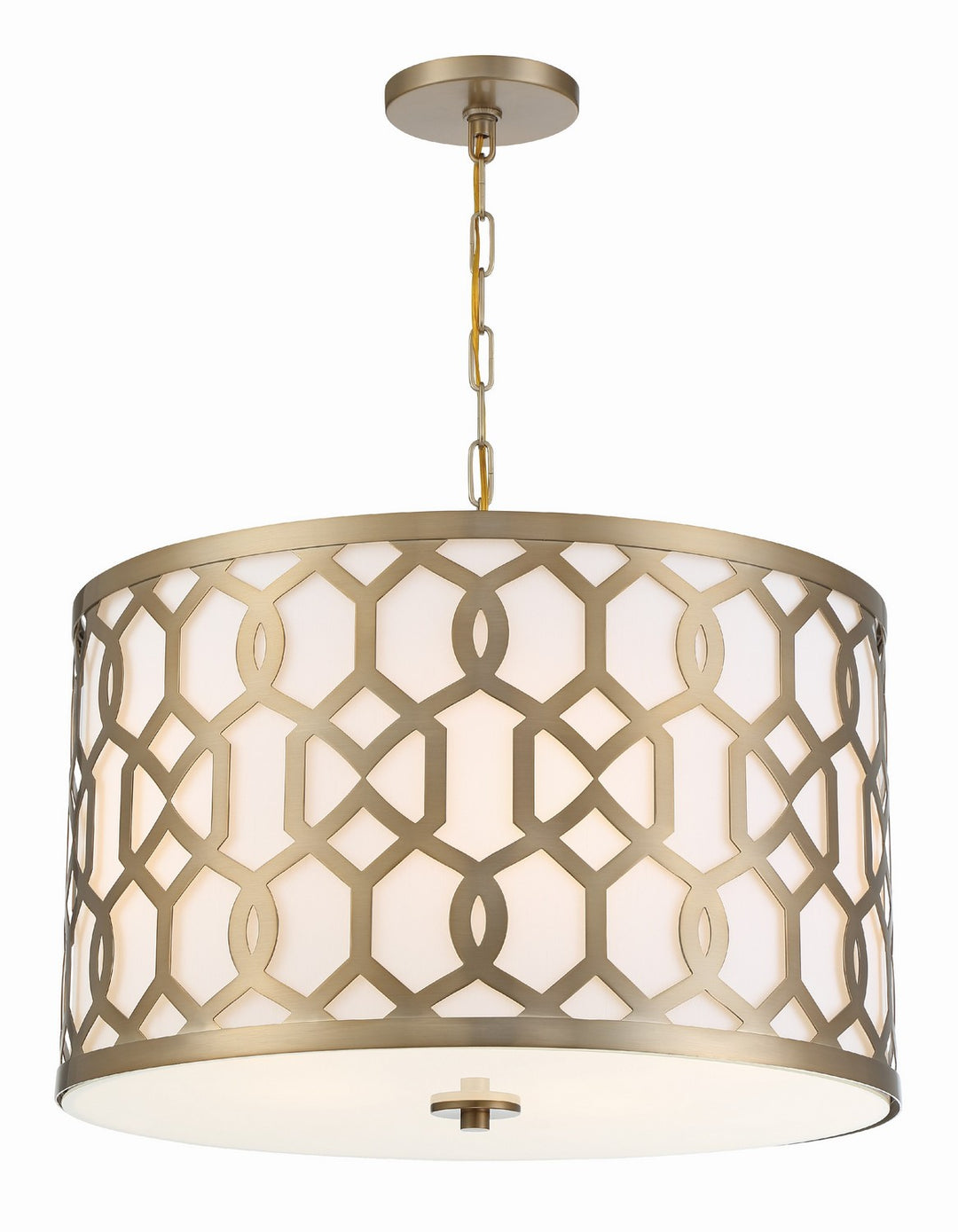 Jennings Five Light Chandelier in Aged Brass - available from The Lighting Shoppe, trusted by Canadian homeowners