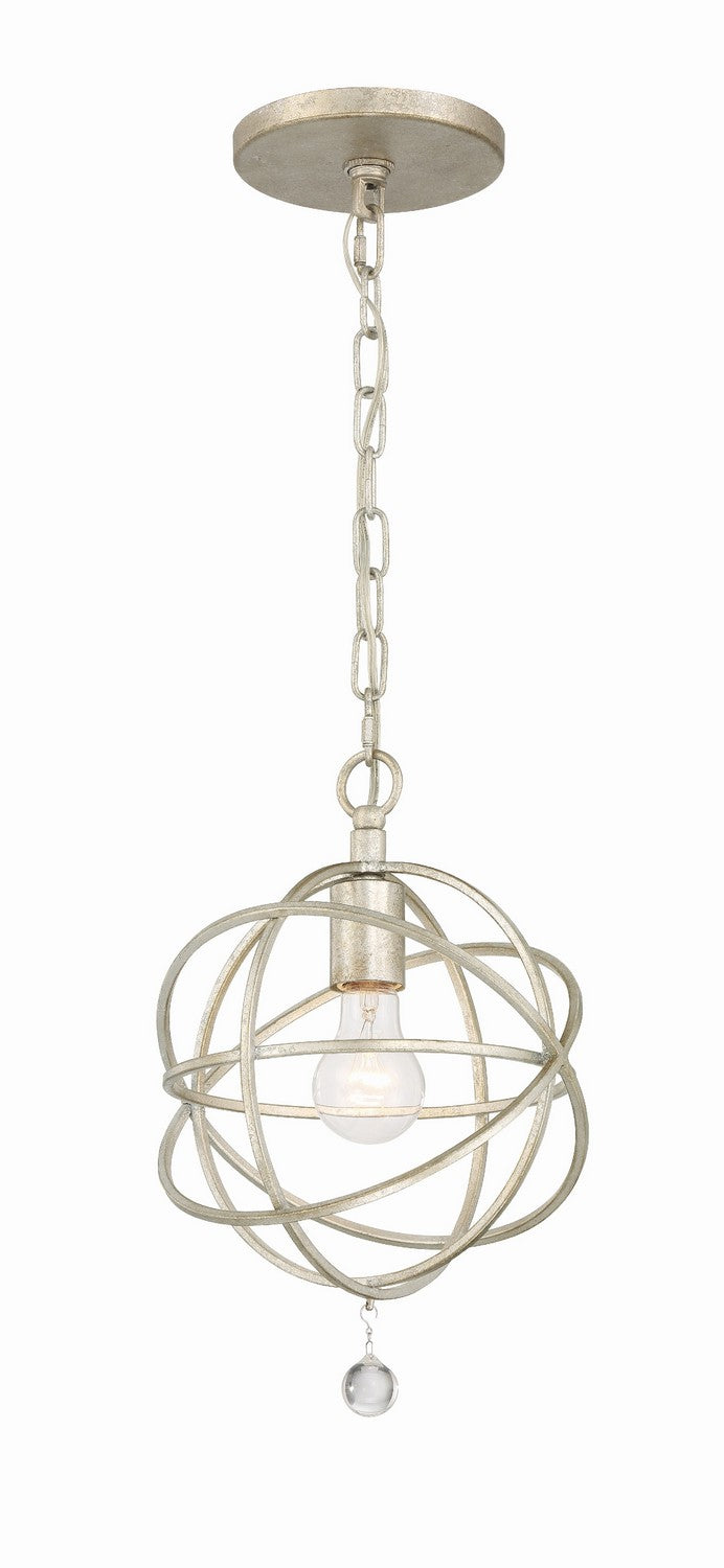 Solaris One Light Pendant in Olde Silver - available from The Lighting Shoppe, trusted by Canadian homeowners