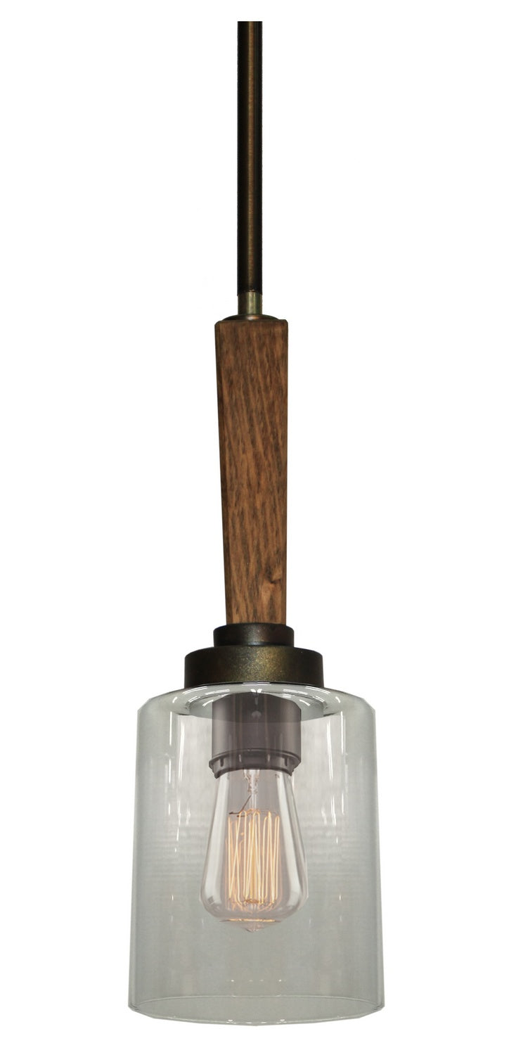 Legno Rustico One Light Pendant in Burnished Brass - available from The Lighting Shoppe, trusted by Canadian homeowners