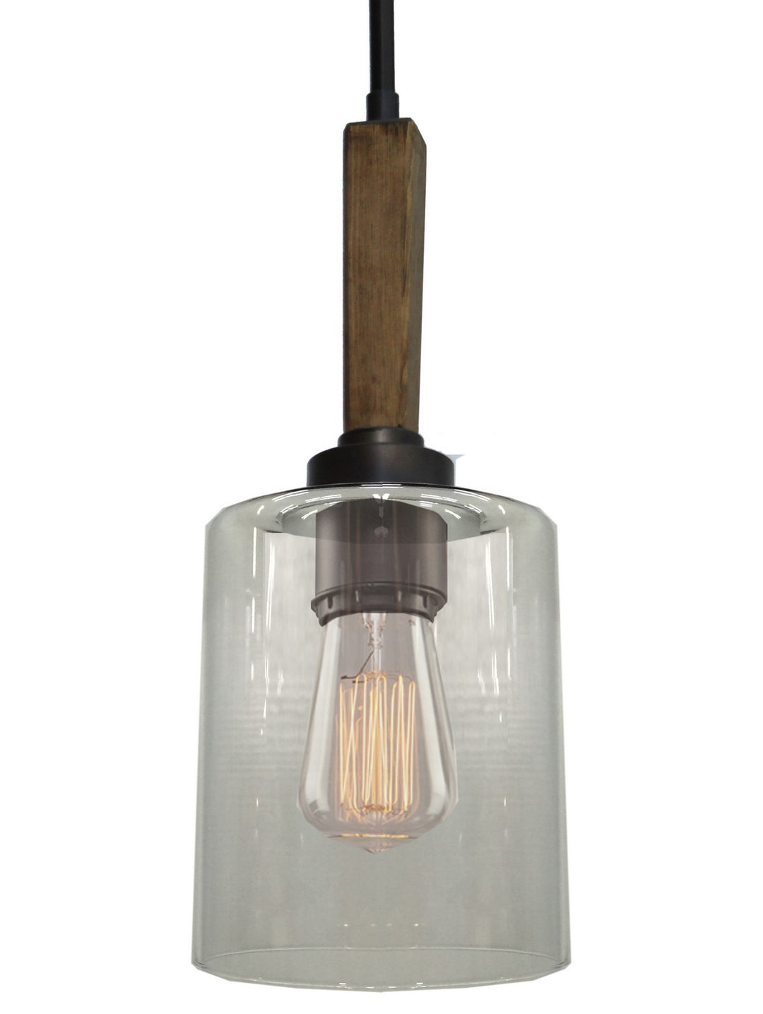 Legno Rustico One Light Pendant in Brunito Bronze - available from The Lighting Shoppe, trusted by Canadian homeowners