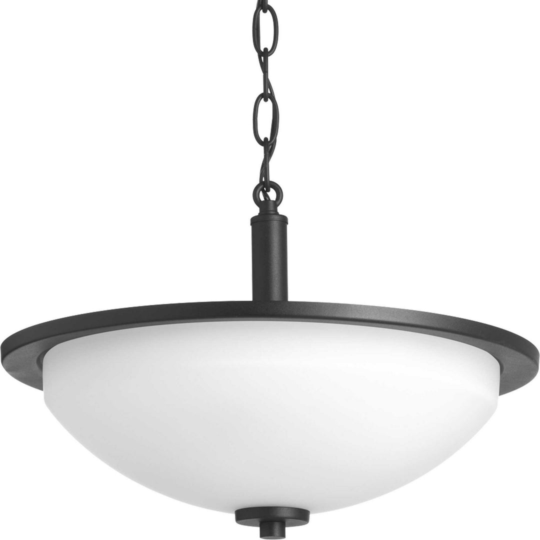Replay Two Light Semi-Flush Mount in Black - available from The Lighting Shoppe, trusted by Canadian homeowners