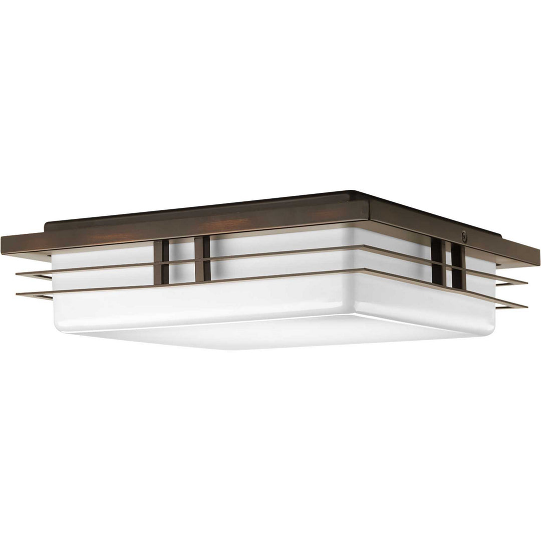 Helm LED LED Ceiling/Wall Mount in Antique Bronze - available from The Lighting Shoppe, trusted by Canadian homeowners