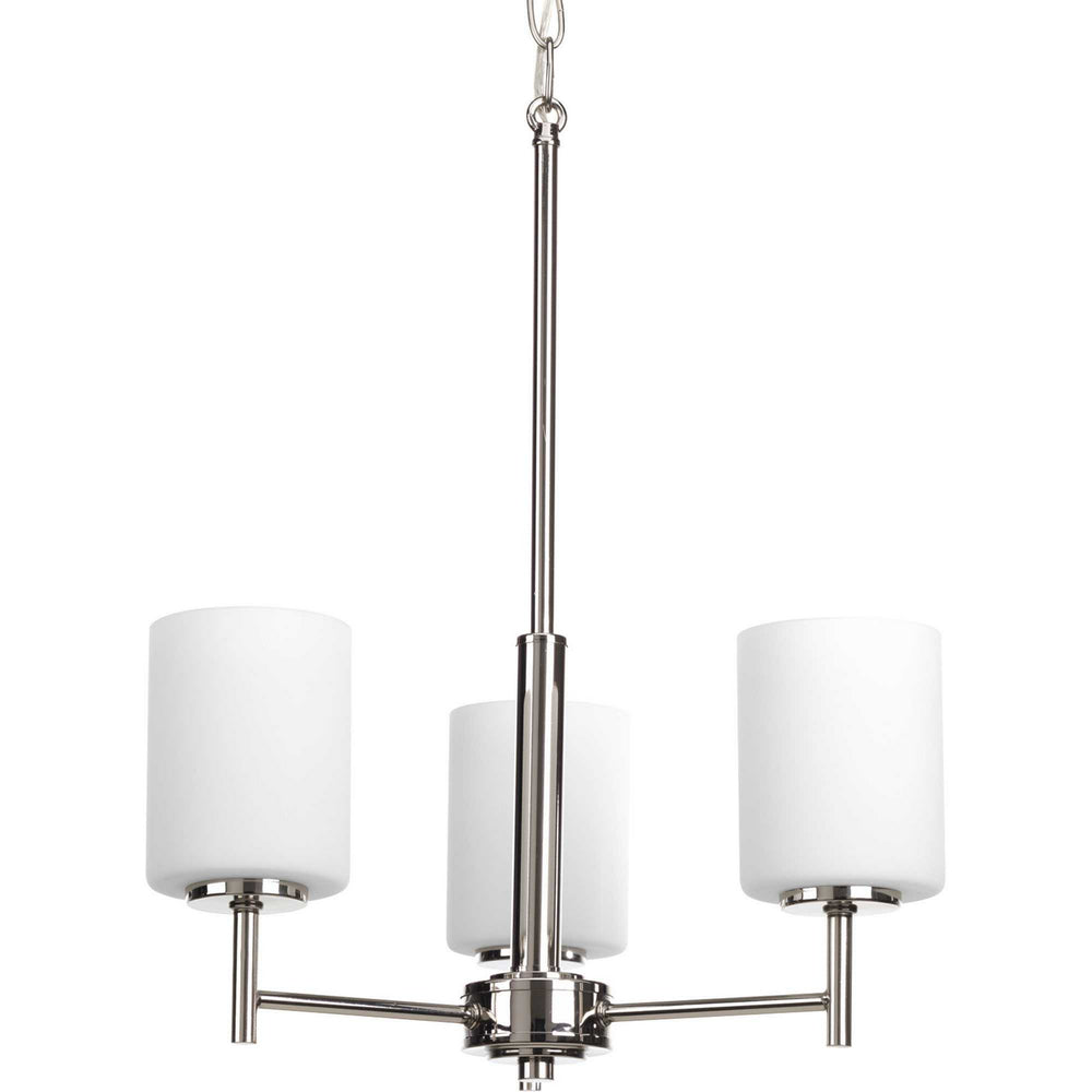 Progress Canada - P4318-104 - Three Light Chandelier - Replay - Polished Nickel