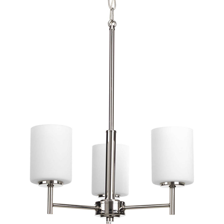 Progress Canada - P4318-104 - Three Light Chandelier - Replay - Polished Nickel