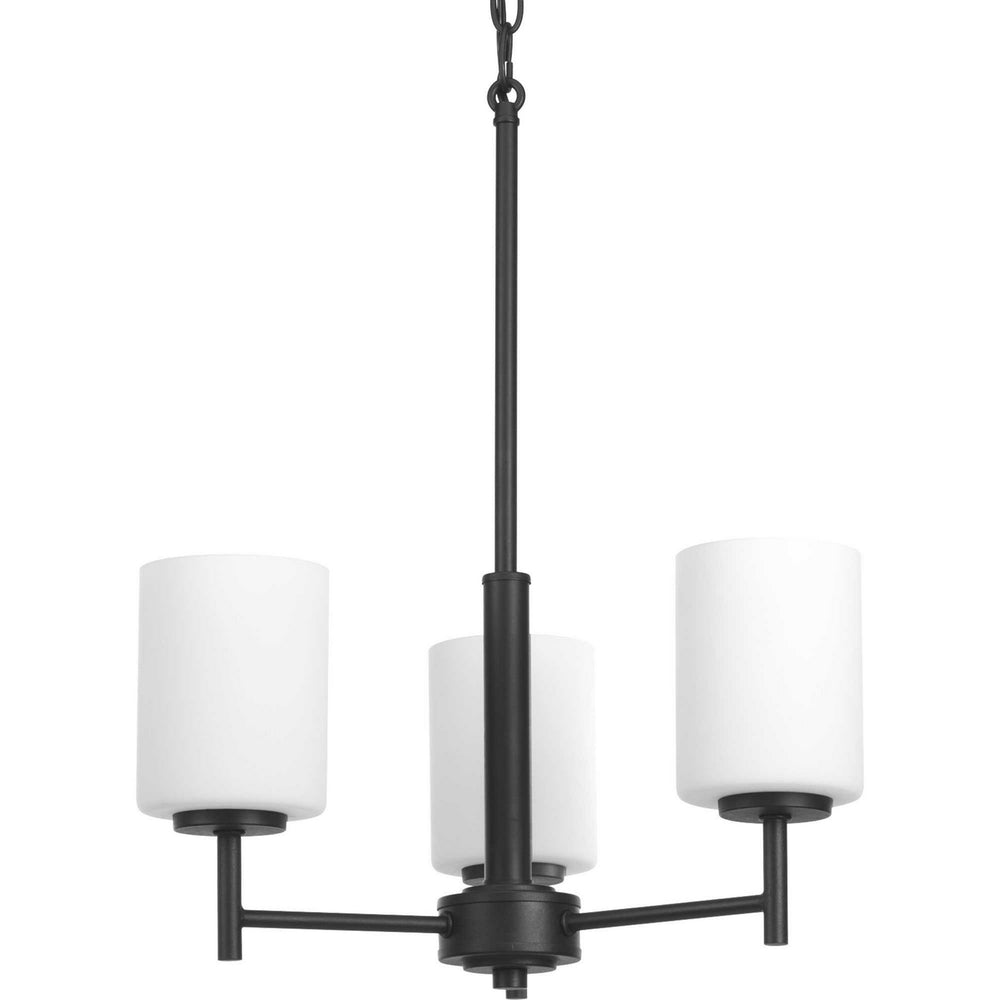 Progress Canada - P4318-31 - Three Light Chandelier - Replay - Black
