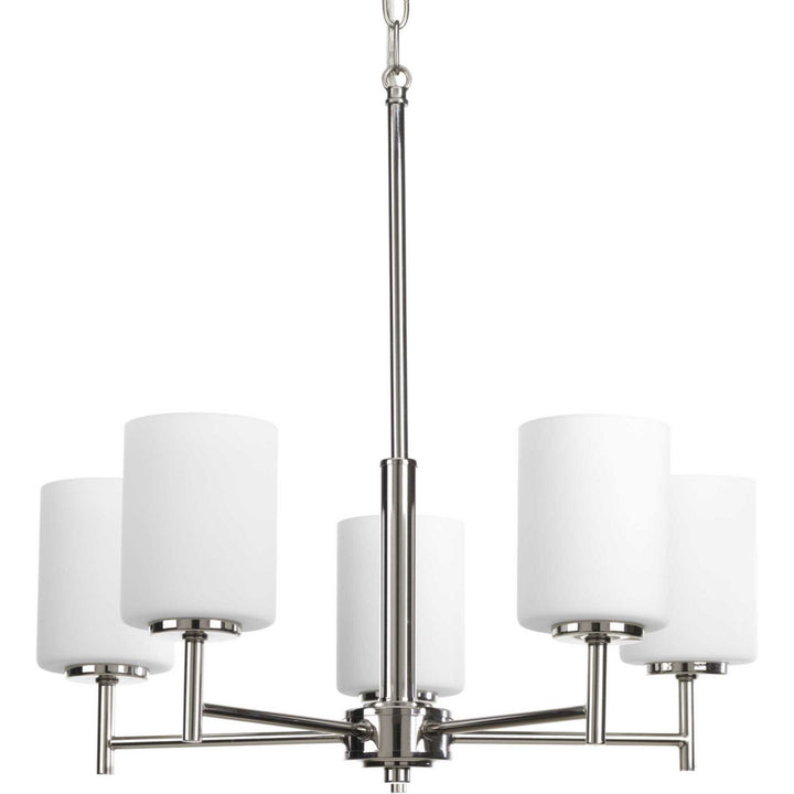 Progress Canada - P4319-104 - Five Light Chandelier - Replay - Polished Nickel