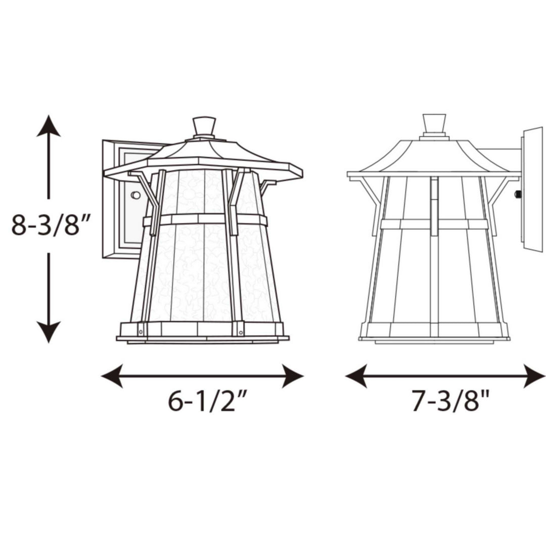 Progress Canada - P5749-2030K9 - LED Wall Lantern - Derby LED - Antique Bronze