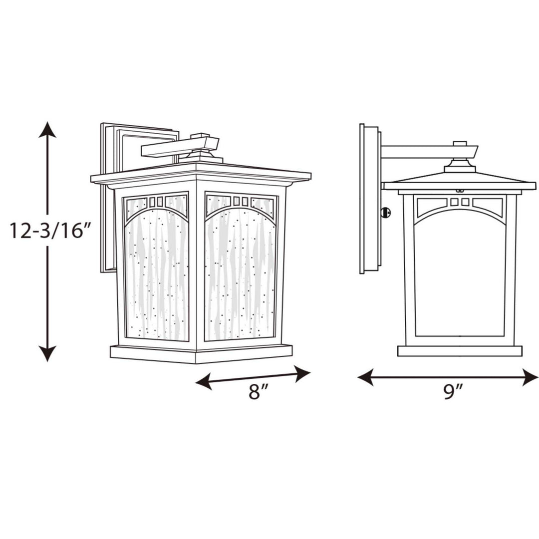 Progress Canada - P6053-20 - One Light Wall Lantern - Residence - Antique Bronze