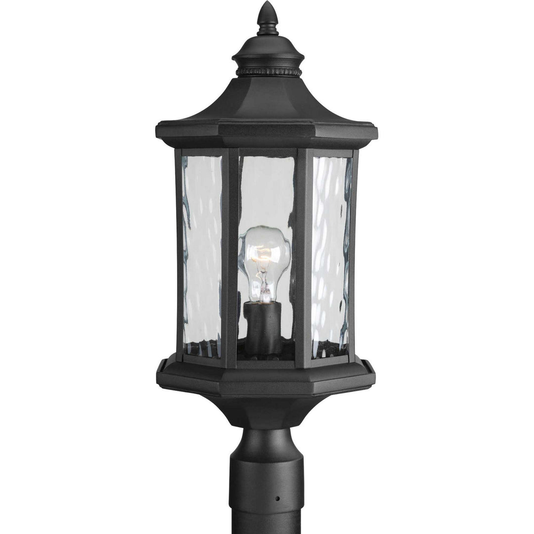 Edition One Light Post Lantern in Black - available from The Lighting Shoppe, trusted by Canadian homeowners