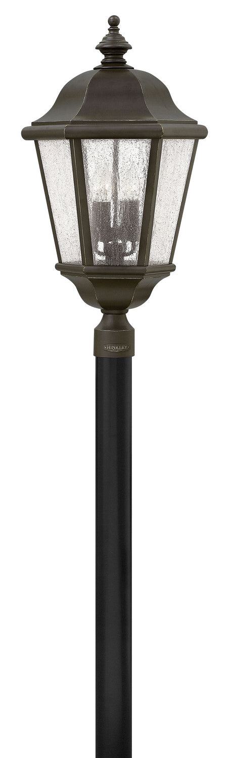 Edgewater LED Post Top or Pier Mount Lantern in Oil Rubbed Bronze - available from The Lighting Shoppe, trusted by Canadian homeowners