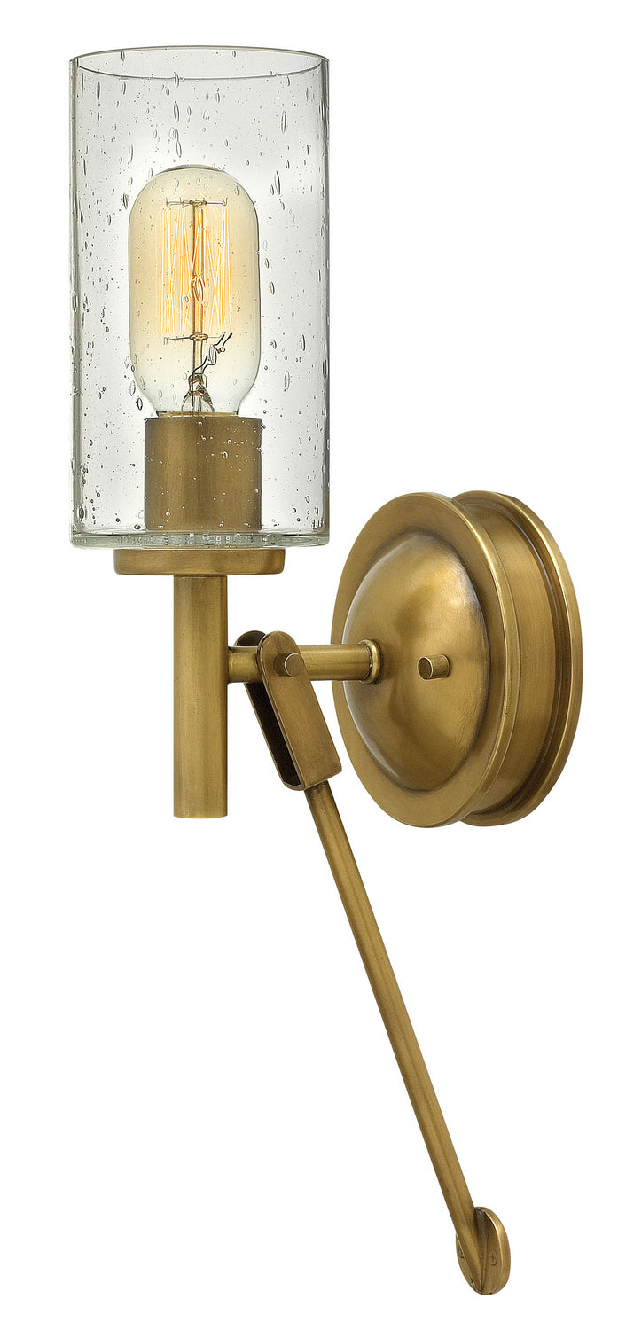 Collier LED Wall Sconce in Heritage Brass - available from The Lighting Shoppe, trusted by Canadian homeowners