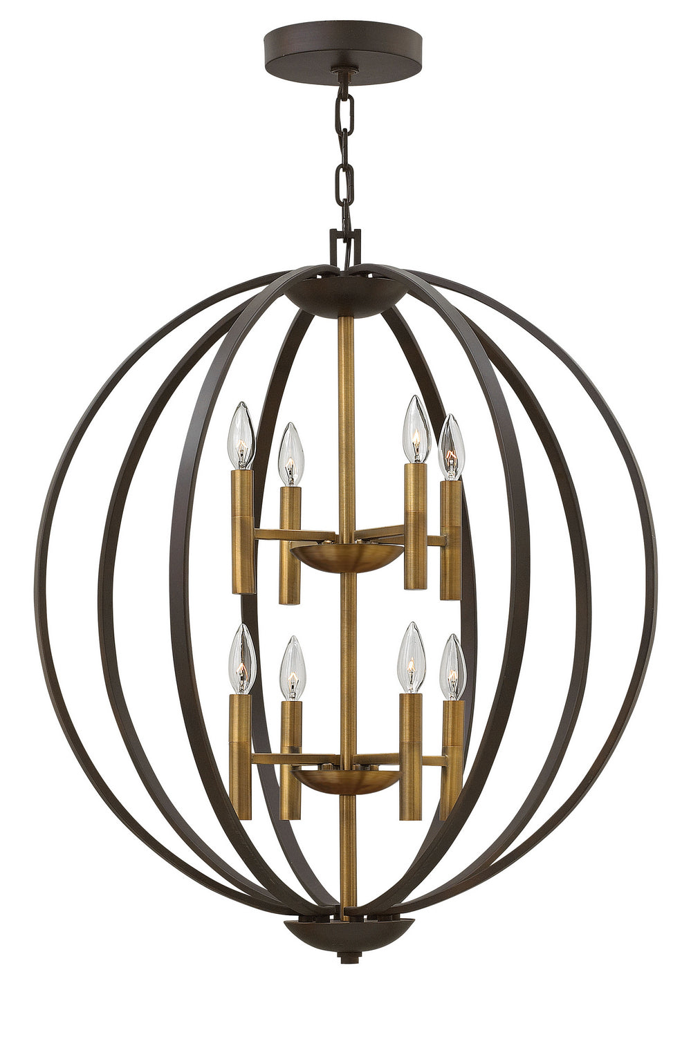 Hinkley Canada - 3468SB - LED Chandelier - Euclid - Spanish Bronze