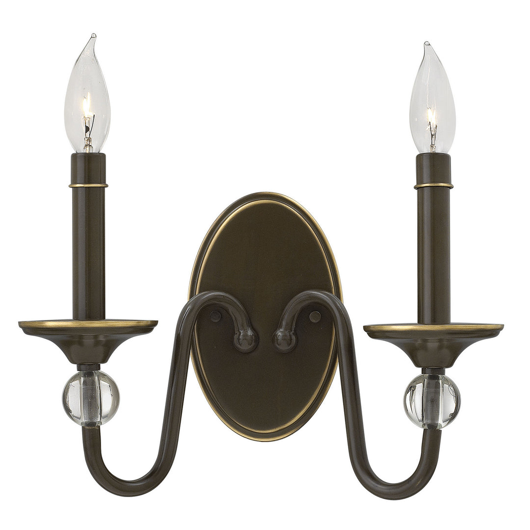 Eleanor LED Wall Sconce in Light Oiled Bronze - available from The Lighting Shoppe, trusted by Canadian homeowners