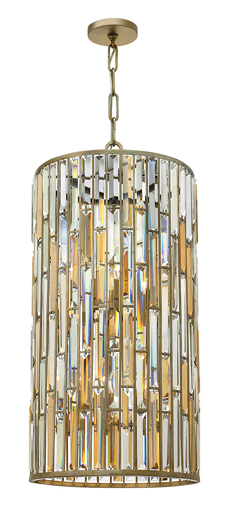 Gemma LED Chandelier in Silver Leaf - available from The Lighting Shoppe, trusted by Canadian homeowners