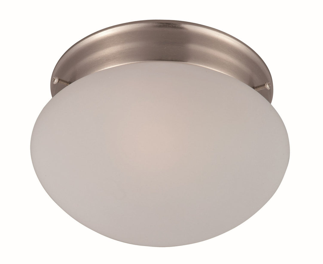 Maxim - 5884FTSN - One Light Flush Mount - Essentials - 588x - Satin Nickel