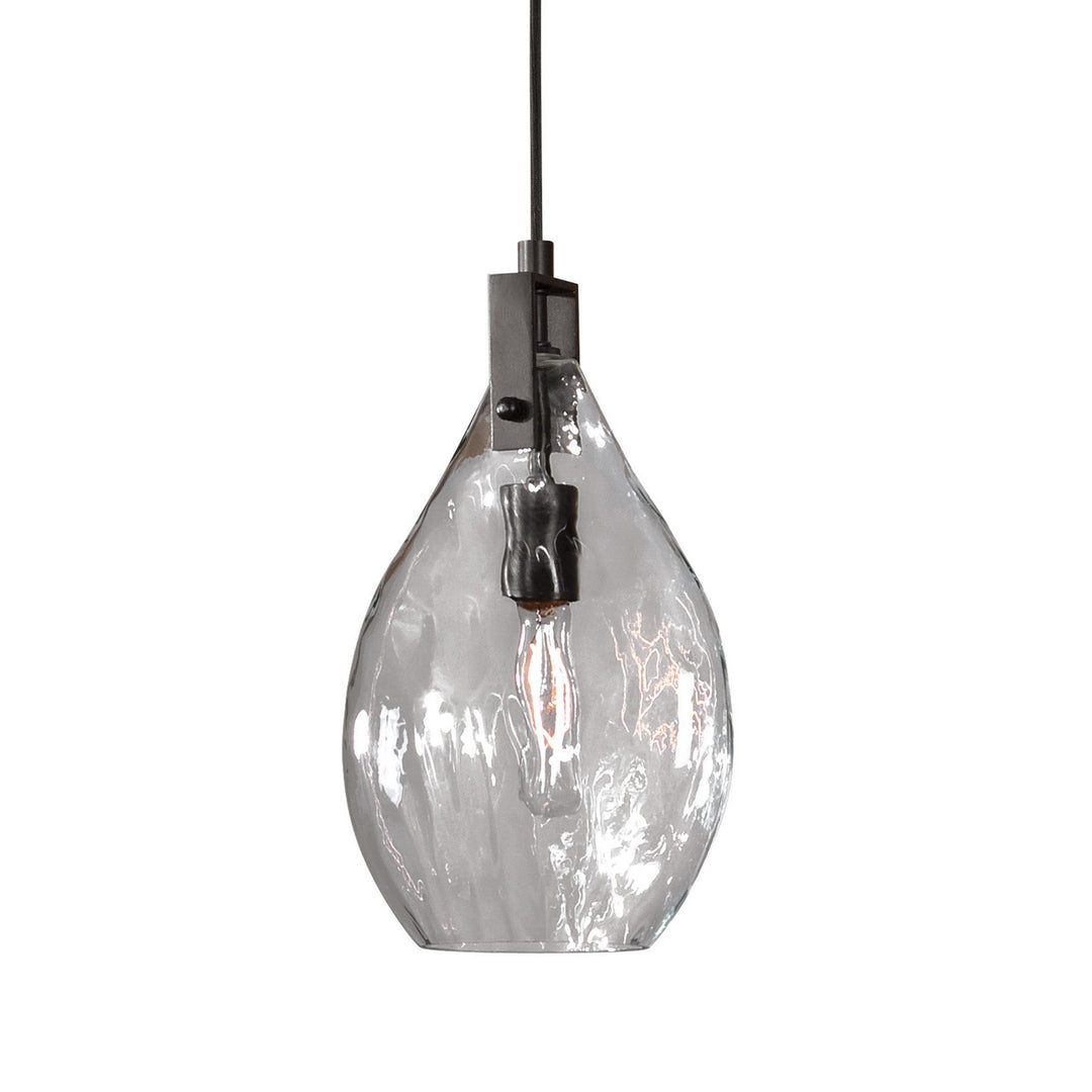Campester One Light Mini Pendant in Matte Black - available from The Lighting Shoppe, trusted by Canadian homeowners