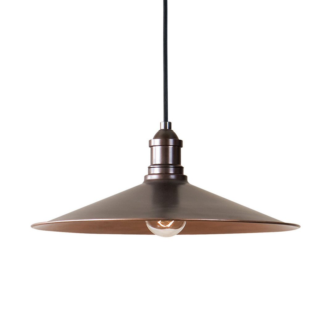 Barnstead One Light Pendant in Antique Copper - available from The Lighting Shoppe, trusted by Canadian homeowners
