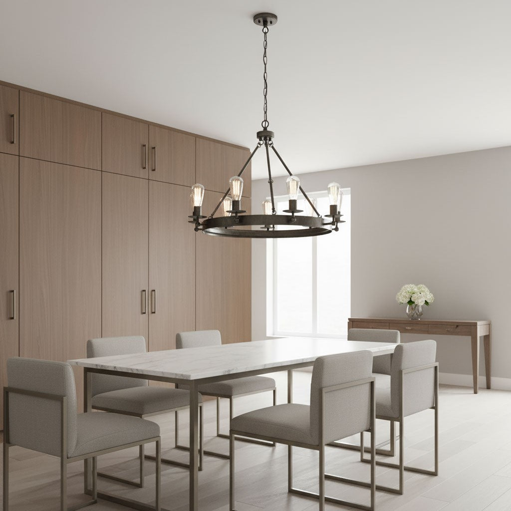 Generation Lighting Canada - 3110209-846 - Nine Light Chandelier - Ravenwood Manor - Stardust