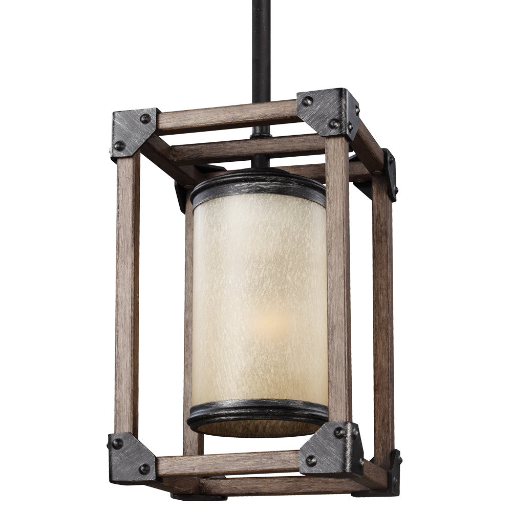 Dunning One Light Mini-Pendant in Stardust - available from The Lighting Shoppe, trusted by Canadian homeowners