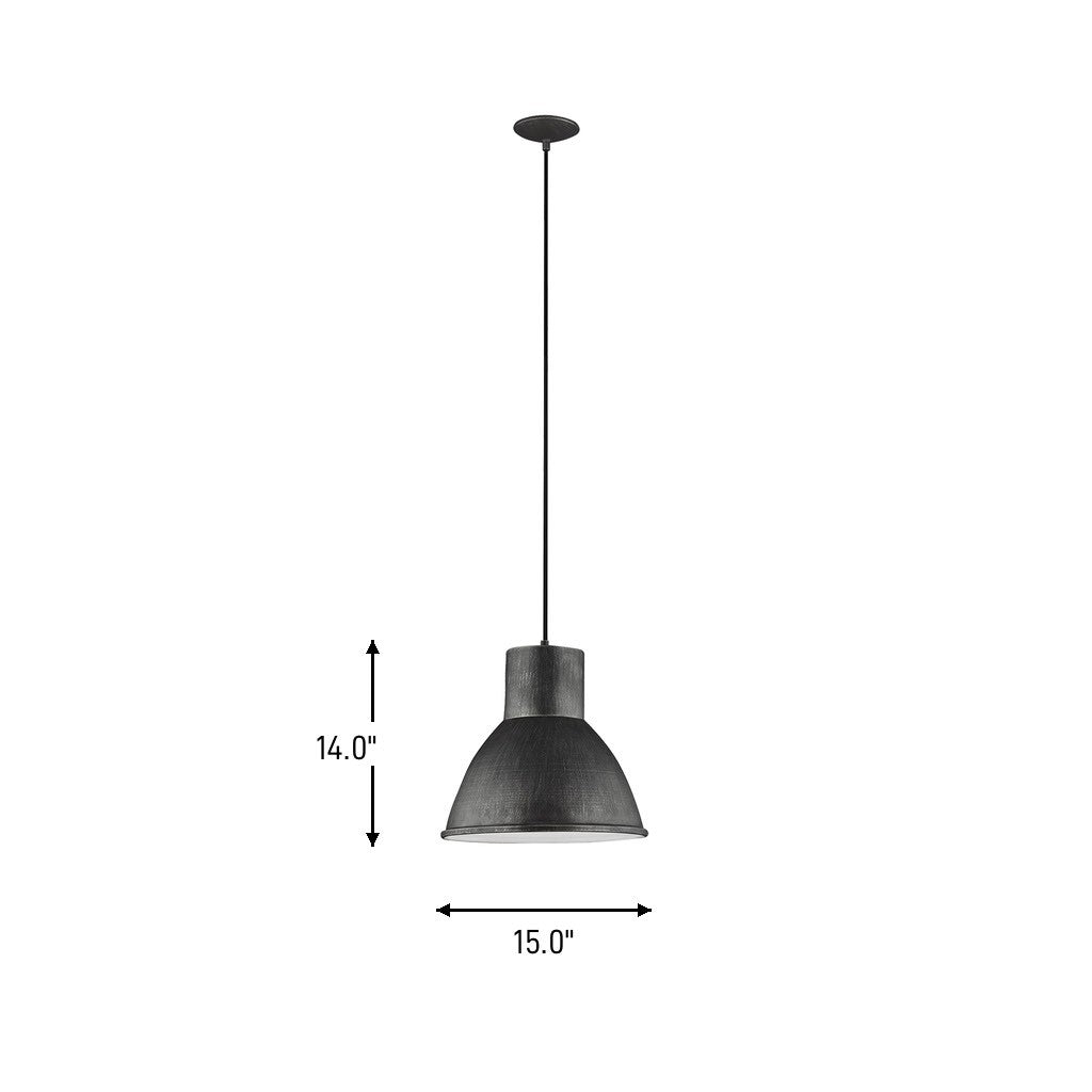 Generation Lighting Canada - 6517401-846 - One Light Pendant - Division Street - Stardust