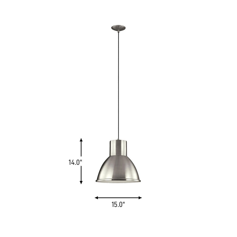 Generation Lighting Canada - 6517401-962 - One Light Pendant - Division Street - Brushed Nickel