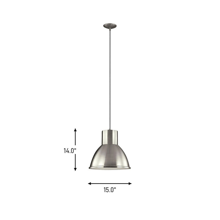 Generation Lighting Canada - 6517401-962 - One Light Pendant - Division Street - Brushed Nickel