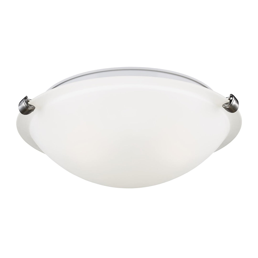Generation Lighting Canada - 7543502-962 - Two Light Flush Mount - Clip Ceiling Flush Mount - Brushed Nickel