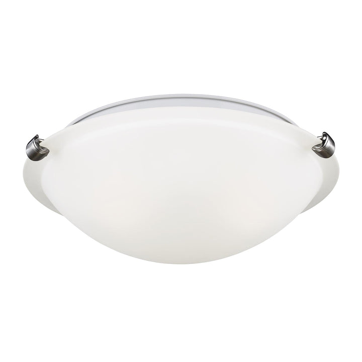 Generation Lighting Canada - 7543502-962 - Two Light Flush Mount - Clip Ceiling Flush Mount - Brushed Nickel