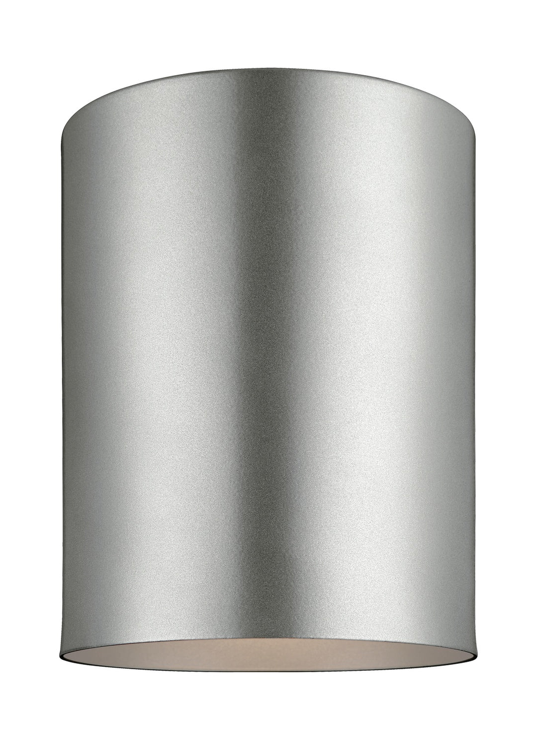 Visual Comfort Studio Canada - 7813801-753 - One Light Outdoor Flush Mount - Outdoor Cylinders - Painted Brushed Nickel