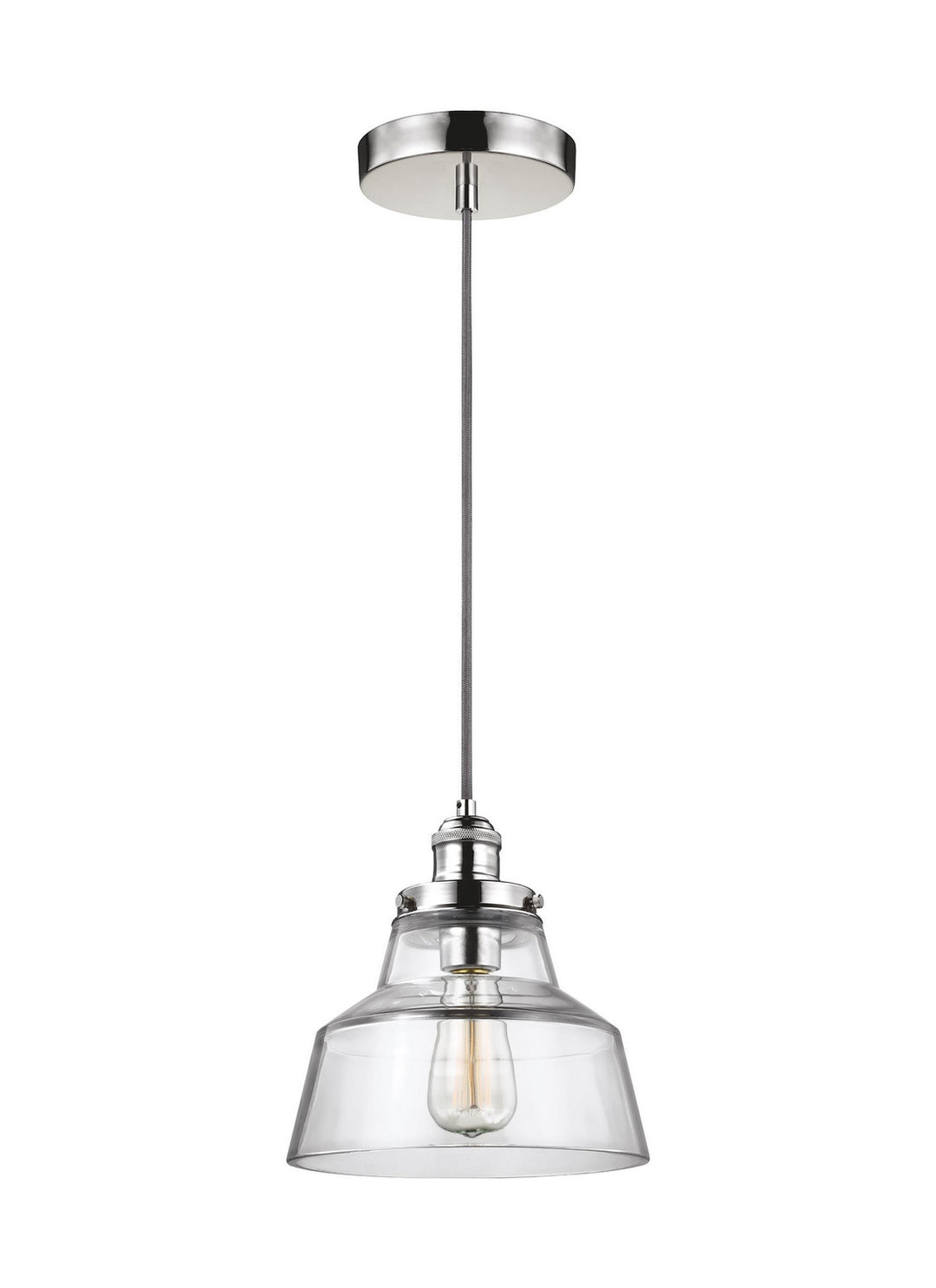 Visual Comfort Studio Canada - P1348PN - One Light Pendant - Baskin - Polished Nickel