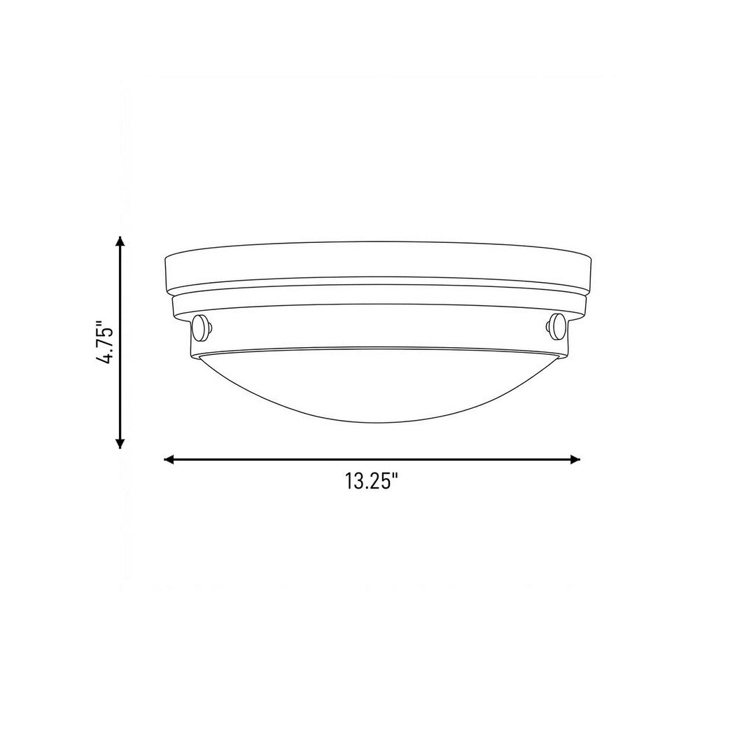 Savoy House - 6-3350-14-109 - Two Light Flush Mount - Lucerne - Polished Nickel
