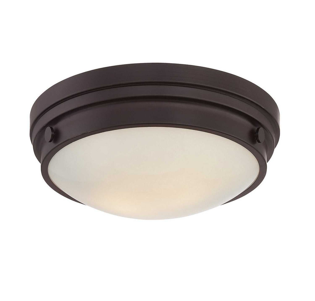 Lucerne Two Light Flush Mount in English Bronze Savoy House