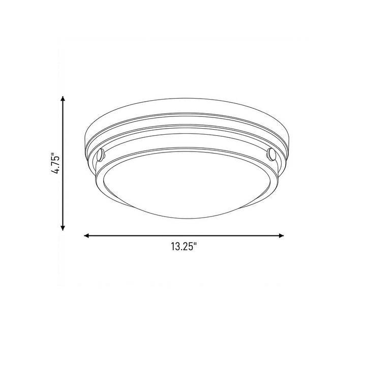 Savoy House - 6-3350-14-322 - Two Light Flush Mount - Lucerne - Warm Brass
