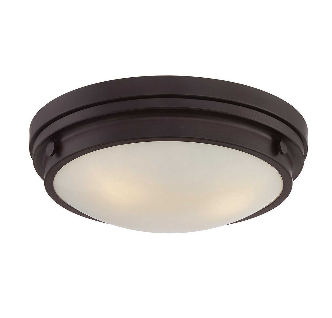 Lucerne Three Light Flush Mount in English Bronze Savoy House